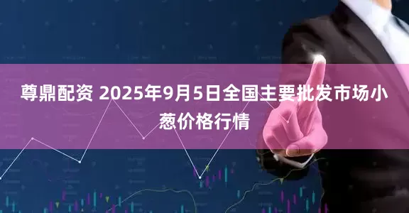尊鼎配资 2025年9月5日全国主要批发市场小葱价格行情